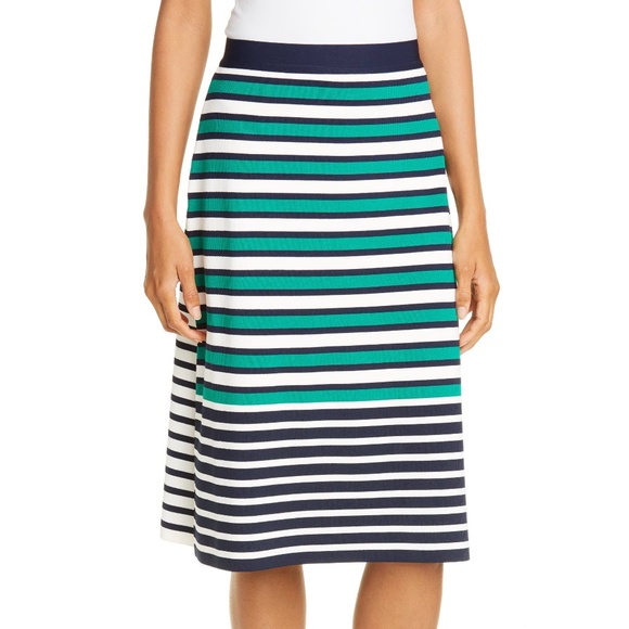 Tory Sport Dresses & Skirts - Tory Burch Sport Breton Multicolor Striped Pull on Knit Skirt Preppy Collegiate